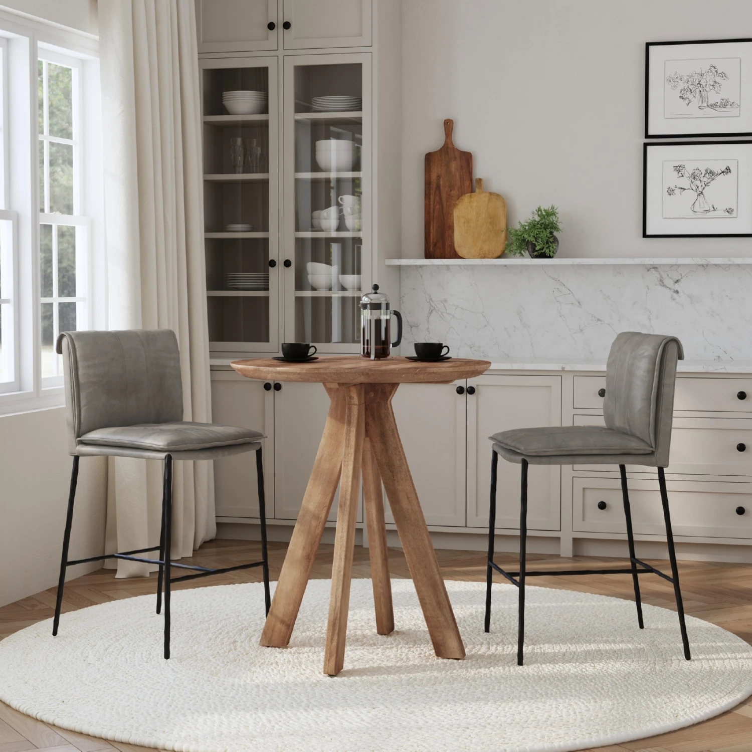 Classic Home Rodrigo Counter Dining Table - Thumbnail 5