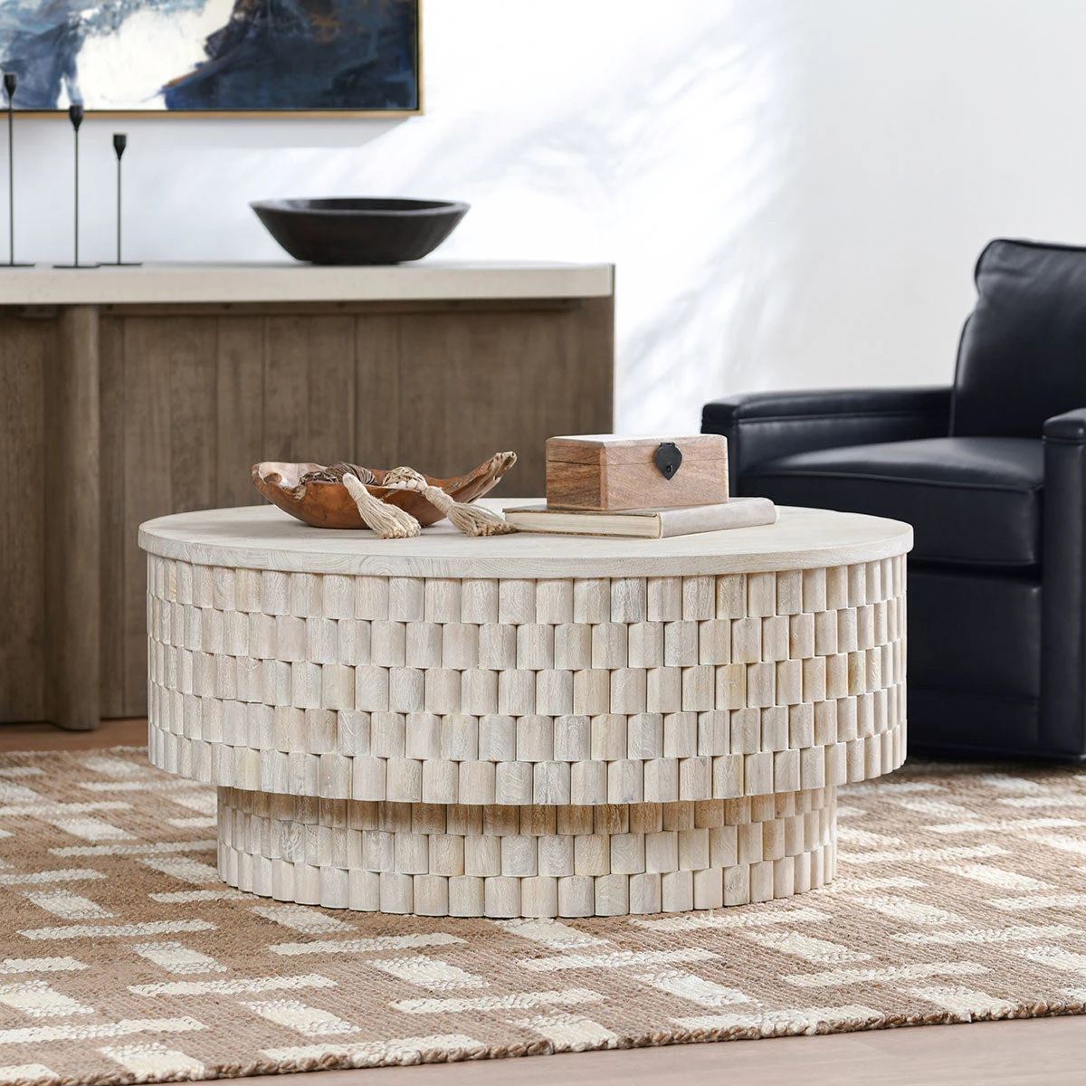 Classic Home Norwood Coffee Table - Thumbnail 3