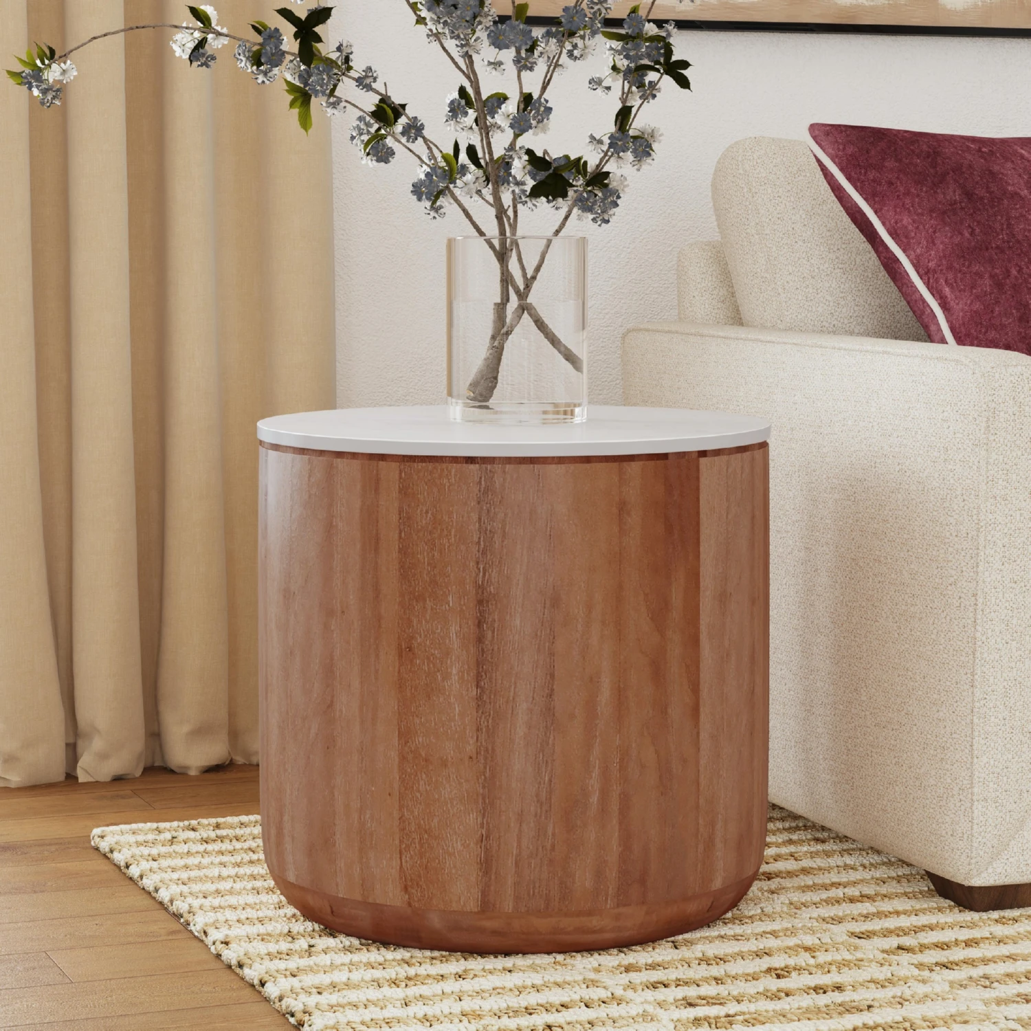 Classic Home Josie End Table - Thumbnail 3