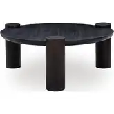 Rebeka Coffee Table in Black Mango Wood