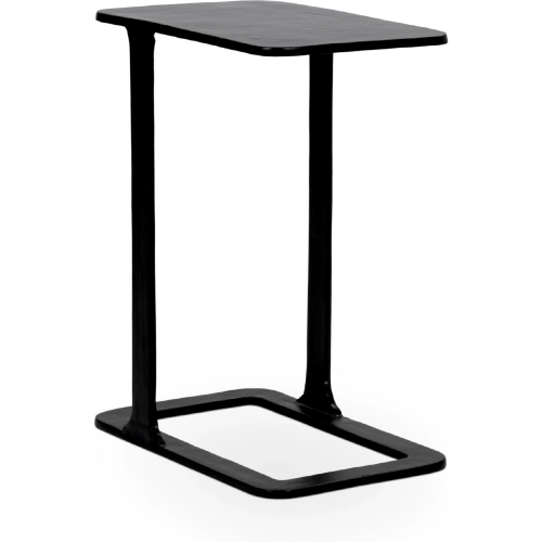 Geanna Accent Table in Black Cast Aluminum
