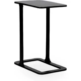 Geanna Accent Table in Black Cast Aluminum