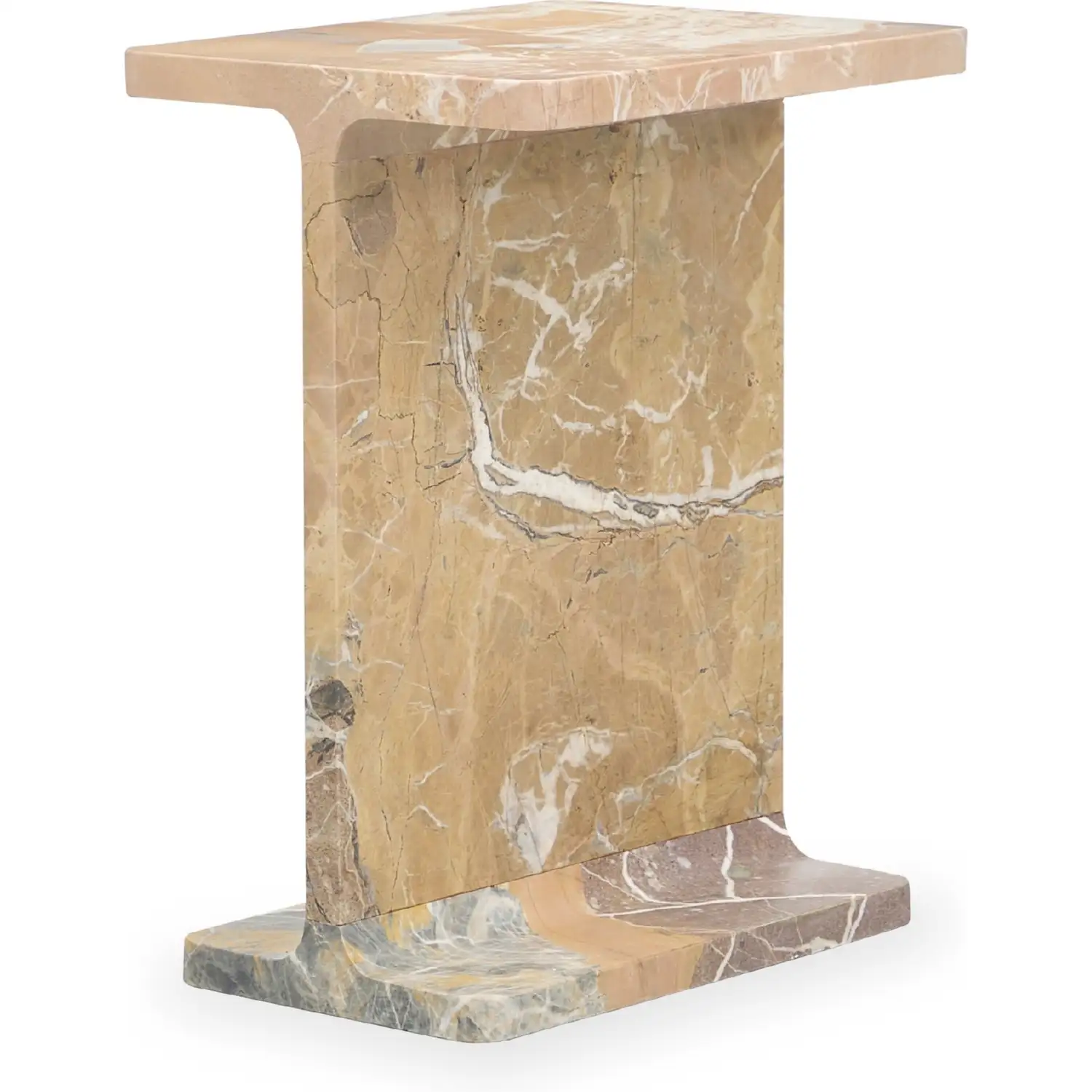 Delaney End Table in Rust Black Marble - Thumbnail 5