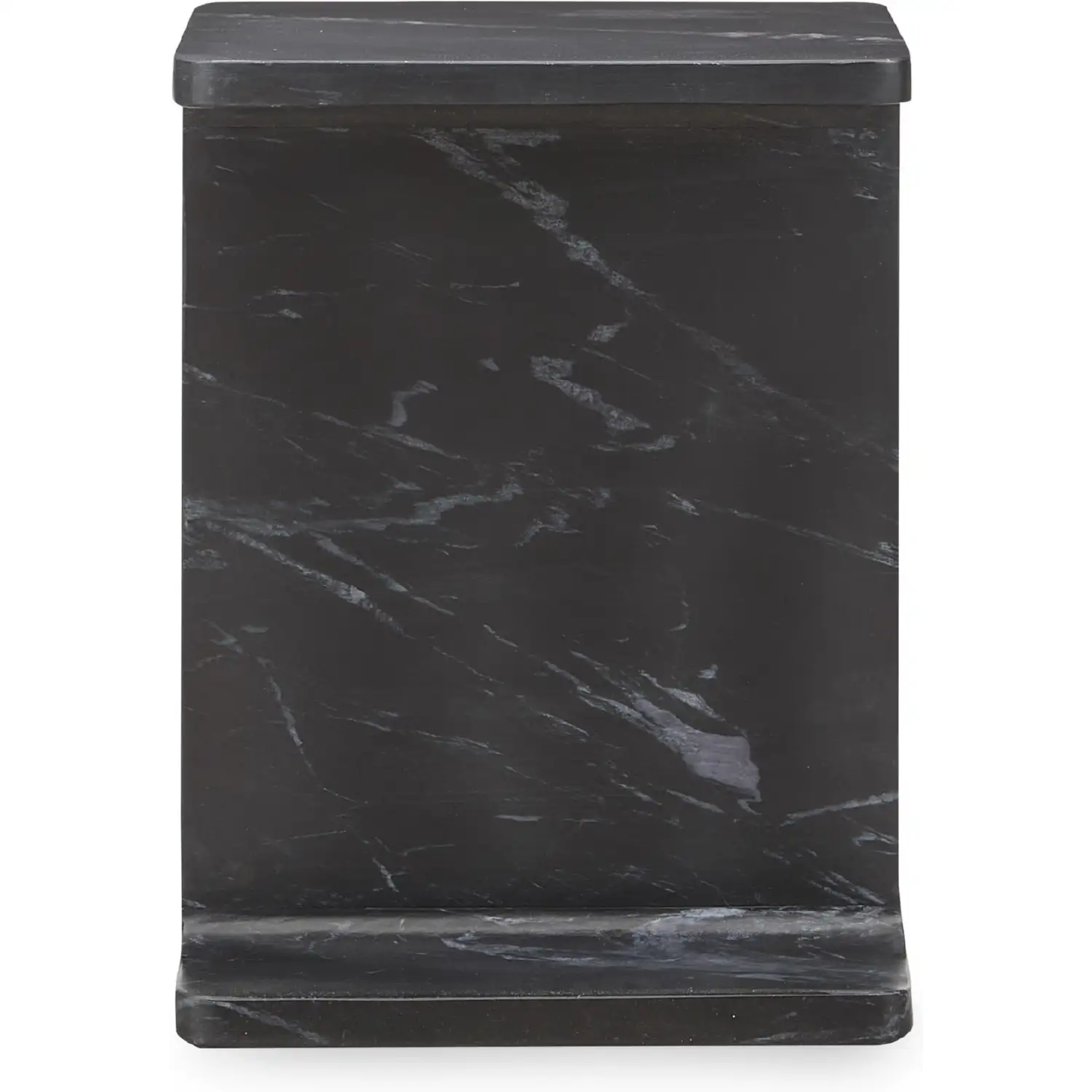 Delaney End Table in Rust Black Marble - Thumbnail 4