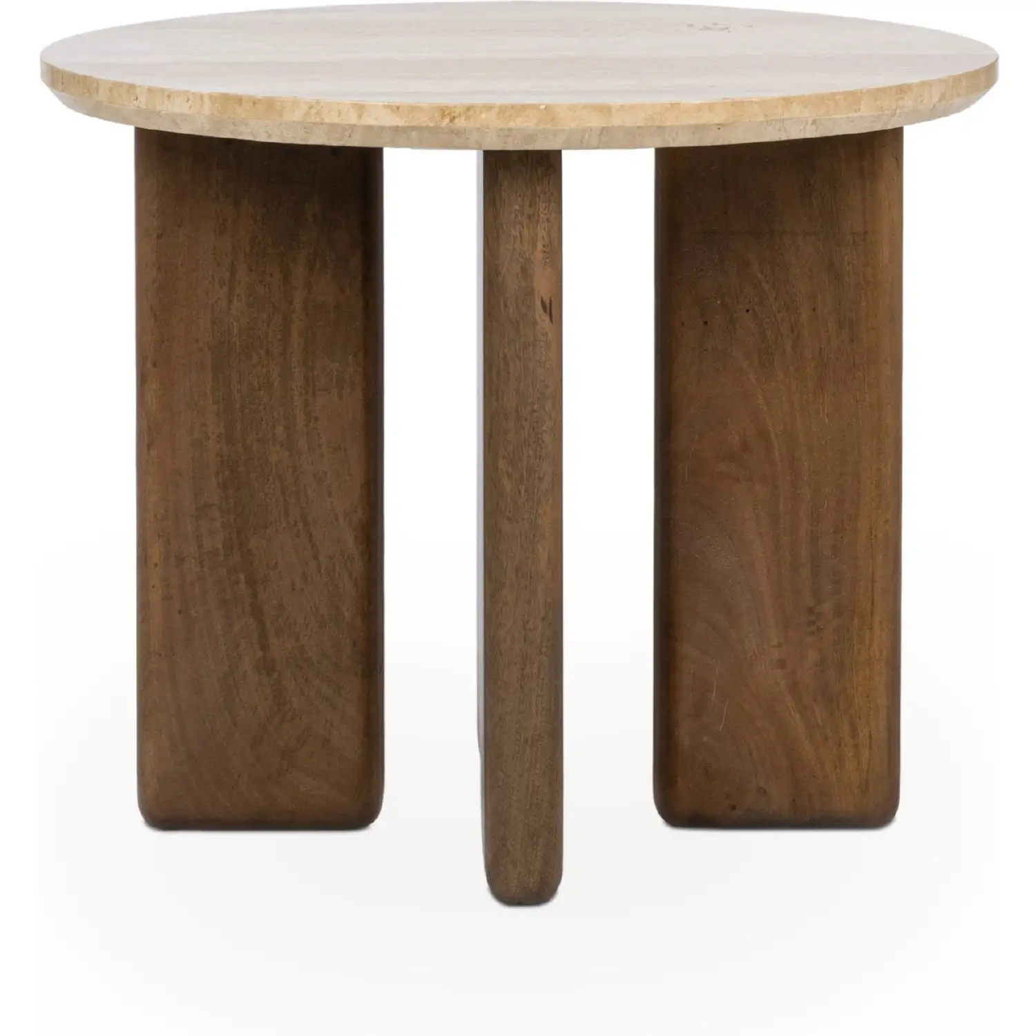 Classic Home Idella Round End Table - Thumbnail 2