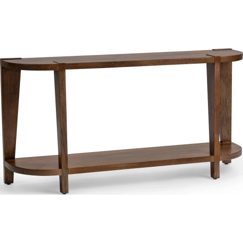 Alena Console Table in Tundra Brown Mango Wood