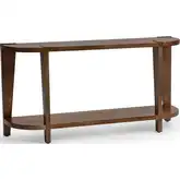 Alena Console Table in Tundra Brown Mango Wood