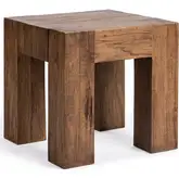Montera End Table in Harvest Mill Reclaimed Wood