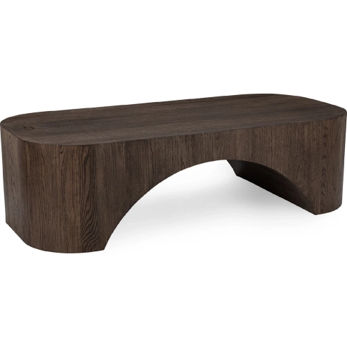 Randall Coffee Table in Rustwood Brown Finish Oak Veneer