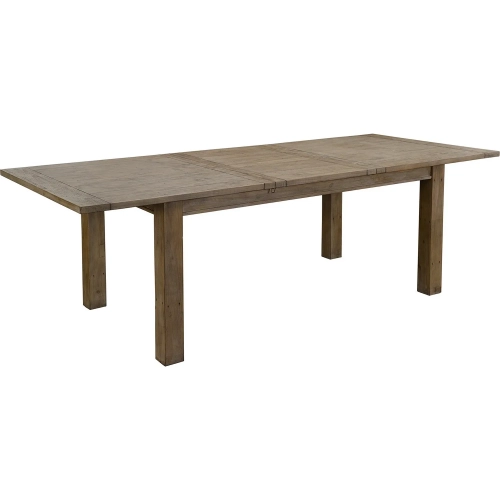 Driftwood 71" to 94" Extension Dining Table in Distressed Reclaimed Wood