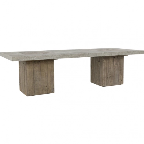 Phoenix Coffee Table in Reclaimed Pine & Concrete Laminate
