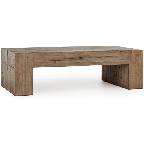 Bristol 60" Coffee Table in Reclaimed Natural Oak