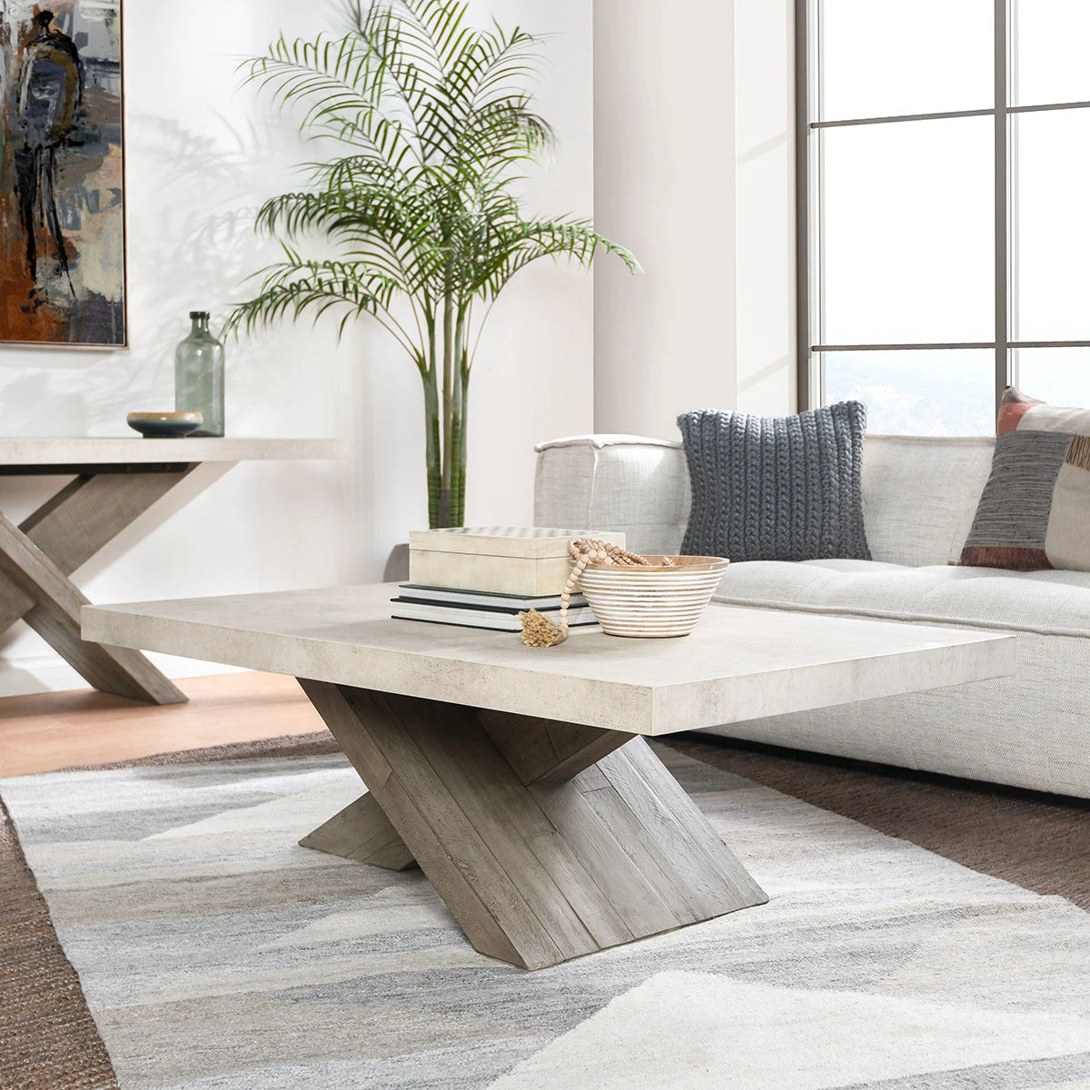 Classic Home Durant Coffee Table - Thumbnail 4