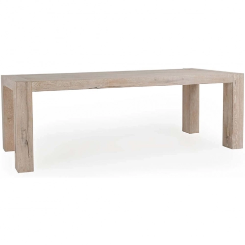 Kingston 89" Dining Table in Reclaimed White Oak Wood