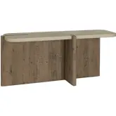 Dillon Console Table in Reclaimed Pine & Concrete Laminate