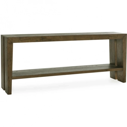 Troy Console Table in Cracked Oak