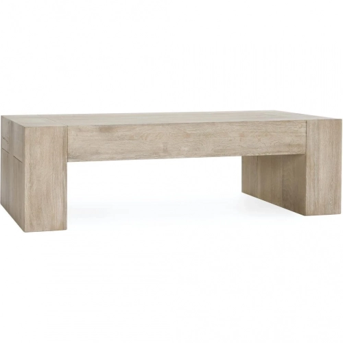 Bristol 60" Coffee Table in Distressed Reclaimed White Oak
