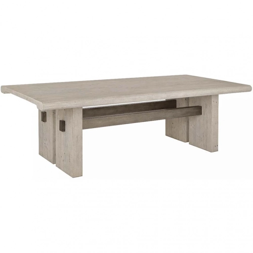 Larson 96" Dining Table in White Reclaimed Pine & Iron