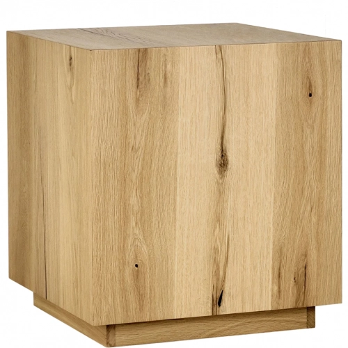 Layne 20" Square End Table in Natural Oak Veneer