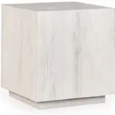 Layne 20" Square End Table in White Wash Oak Veneer