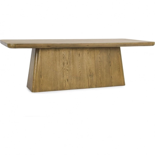 Orlando 95" Dining Table in Light Brown Oak Veneer