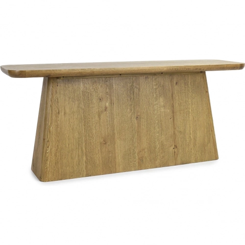 Orlando Console Table in Light Brown Finish Oak