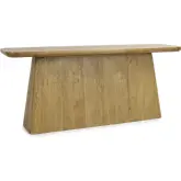 Orlando Console Table in Light Brown Finish Oak