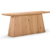 Orlando Console Table in Natural Finish Oak