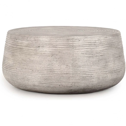 Nellie 37" Outdoor Coffee Table in Concrete