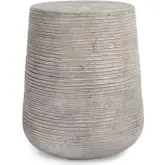 Nellie 18" Outdoor End Table in Concrete