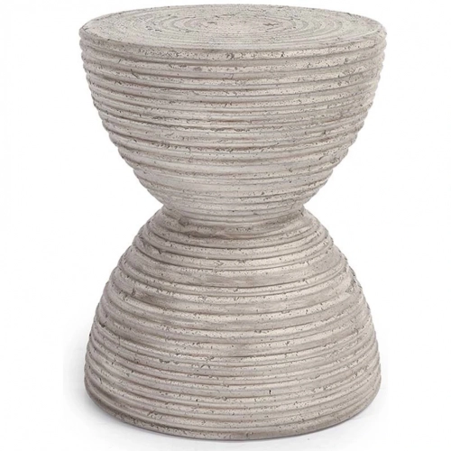 Corey Outdoor Accent Table in Concrete