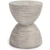 Corey Outdoor Accent Table in Concrete