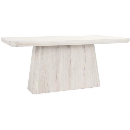 Orlando 71" Dining Table in White Wash Finish Oak