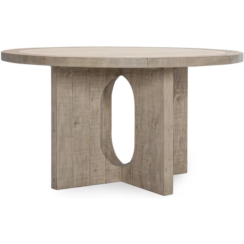 Classic Home Talbot 55in Reclaimed Solid Wood Dining Table - Thumbnail 5