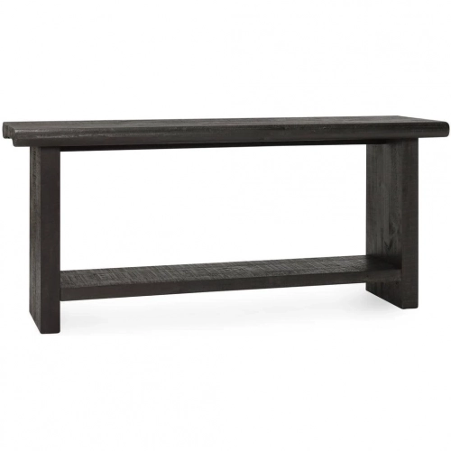 Larson 68" Console Table in Black Finish Reclaimed Pine Pallet Skin