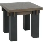 Duncan End Table in Oak & Reclaimed Pine Pallet Skin