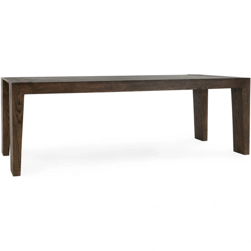 Troy 89" Dining Table in Suede Brown Reclaimed Oak