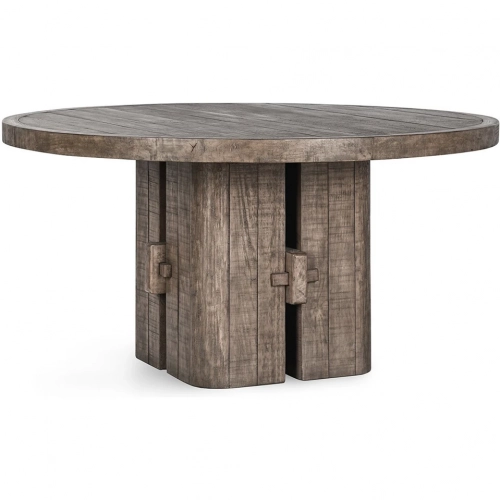 Rosemount 60" Round Dining Table in Antique Brown Reclaimed Pine