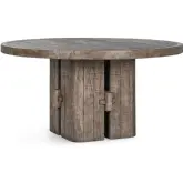 Rosemount 60" Round Dining Table in Antique Brown Reclaimed Pine