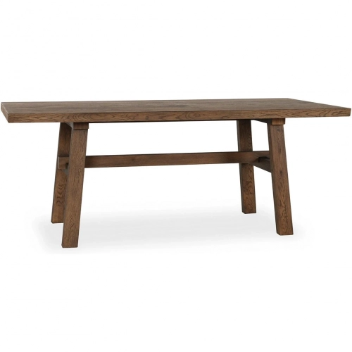 Lazar 78" Dining Table in Suede Brown Reclaimed Oak
