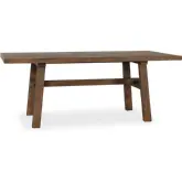 Lazar 78" Dining Table in Suede Brown Reclaimed Oak