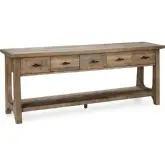 Talladega Console Table in Reclaimed Pine Wood