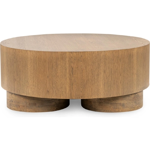 Runa 42" Coffee Table in Khaki Mist Oak Veneer