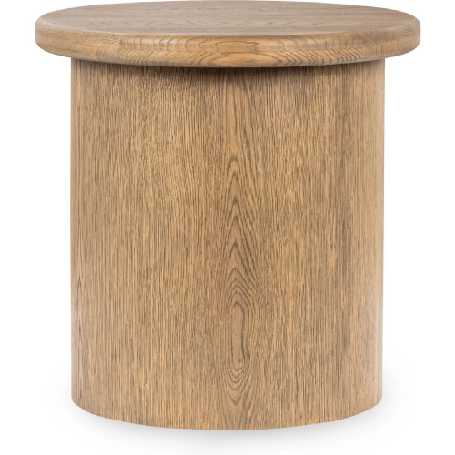 Runa 22" End Table in Khaki Mist Oak Veneer