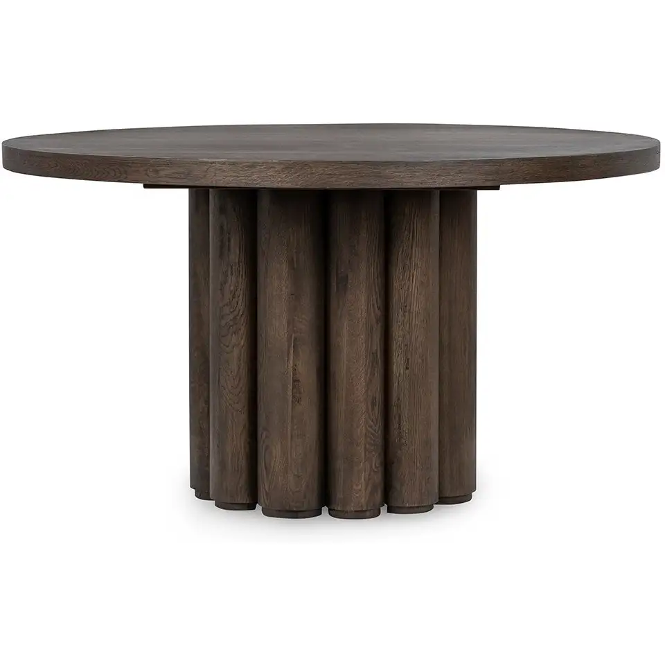 Tiber 70" Round Dining Table - Thumbnail 3