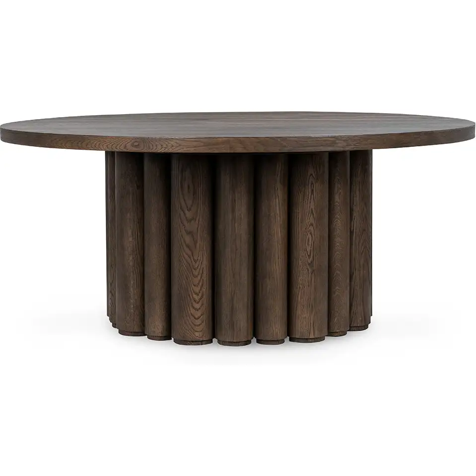 Tiber 70" Round Dining Table