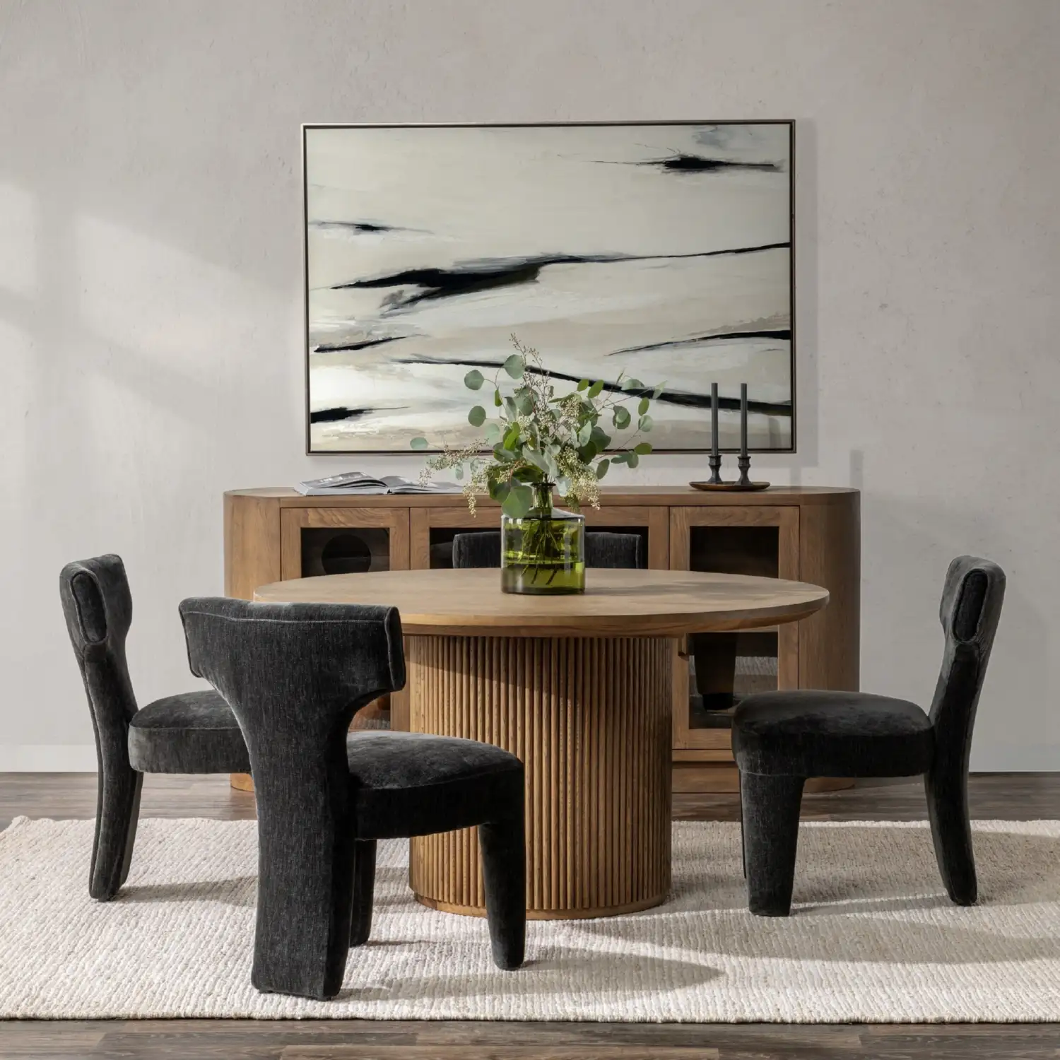 Vander 55" Round Dining Table - Thumbnail 3