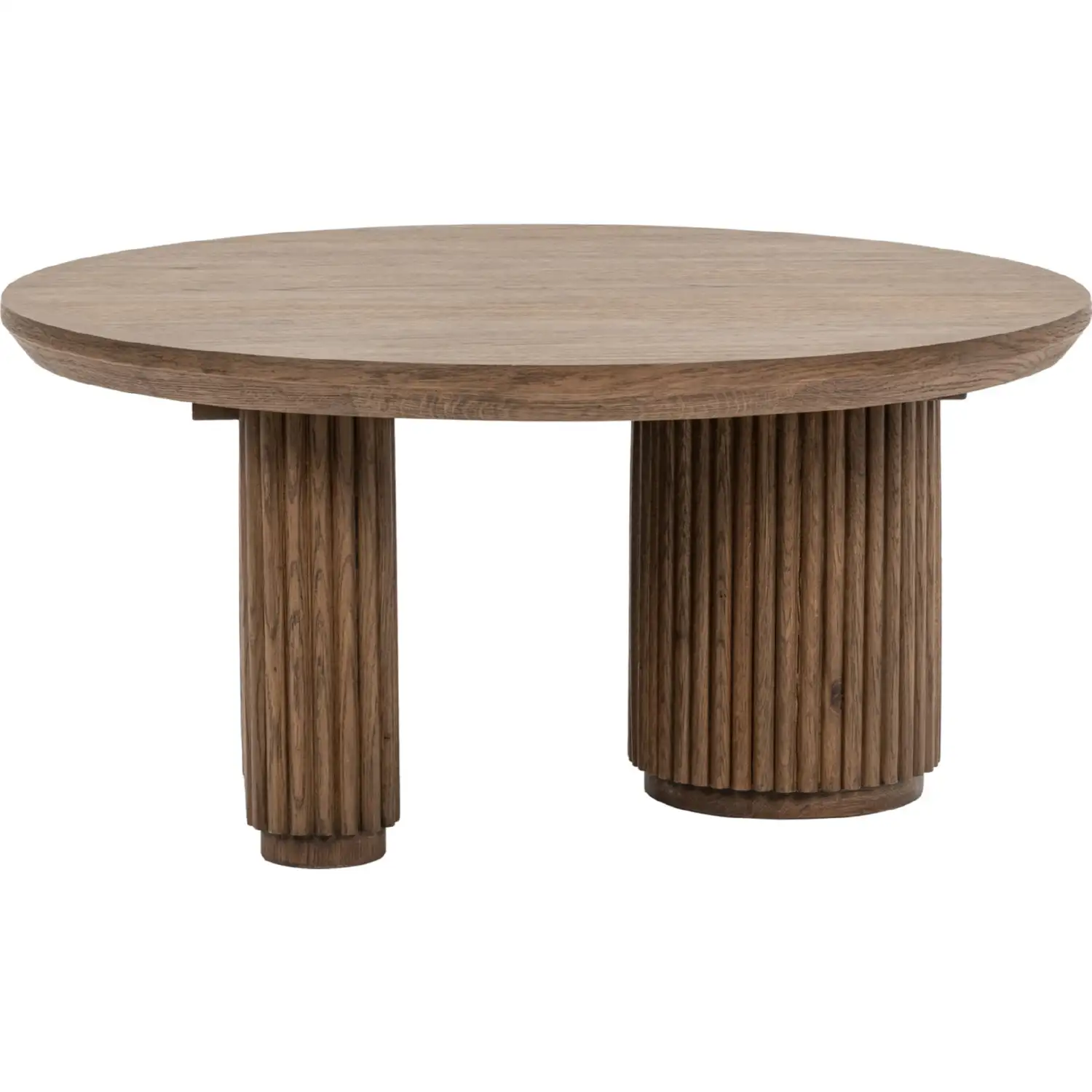 Classic Home Tiber Round Coffee Table - Thumbnail 4