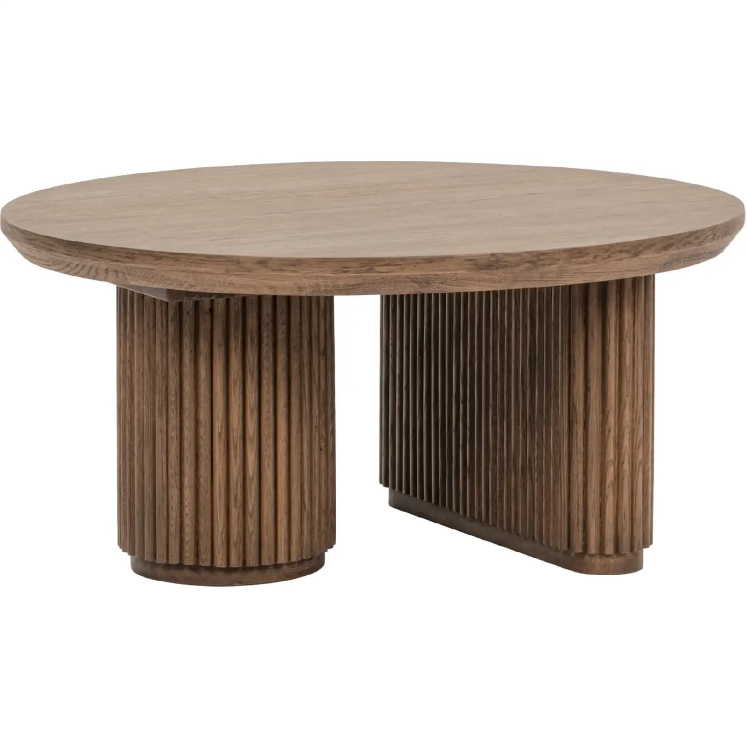 Classic Home Tiber Round Coffee Table - Thumbnail 5