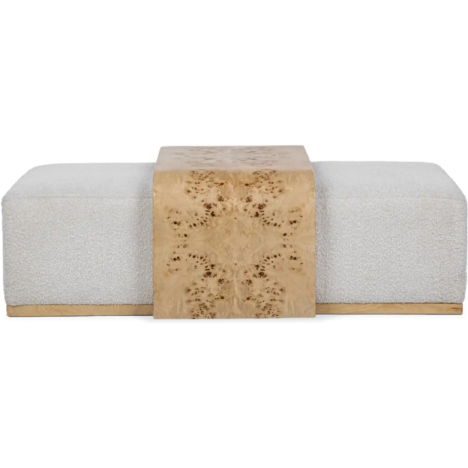 Classic Home Kenan Ottoman Coffee Table - Thumbnail 2